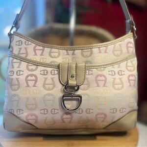 Etienne Aigner Multicolor Signature Shoulder Bag